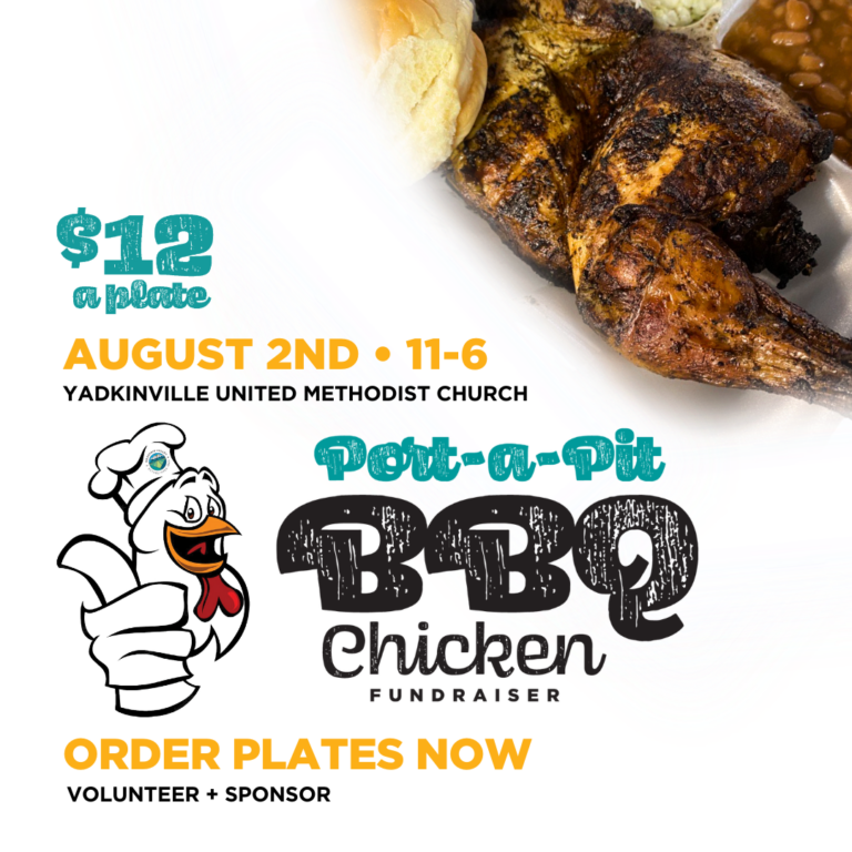 Yadkin BBQ - Port-a-Pit Chicken Fundraiser for Hospice | Mountain ...